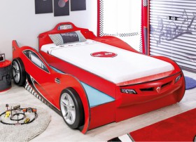 CARBED Кровать-машина Coupe с выдвижной кроватью Red 20.03.1306.00 в Тюмени - tyumen.katalogmebeli.com | фото