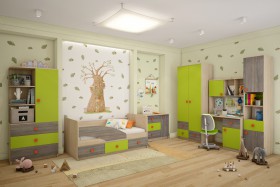Детская комната Пуговка в Тюмени - tyumen.katalogmebeli.com | фото
