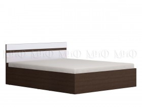Ким кровать 1,6 (Венге/белый глянец) в Тюмени - tyumen.katalogmebeli.com | фото