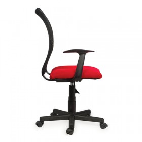 Кресло BRABIX Spring MG-307 (красно-черный) в Тюмени - tyumen.katalogmebeli.com | фото 3