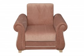 Кресло для отдыха "Порто" (велюр киви корица / микровельвет крем) в Тюмени - tyumen.katalogmebeli.com | фото 8