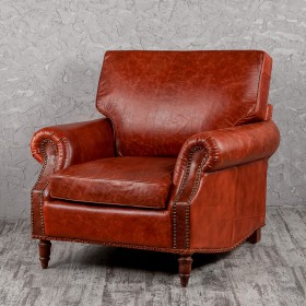Кресло кожаное Лофт Аристократ (кожа буйвола) в Тюмени - tyumen.katalogmebeli.com | фото