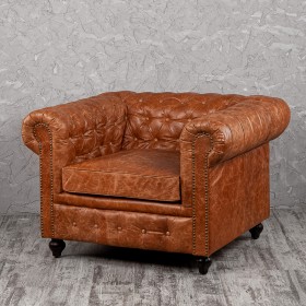 Кресло кожаное Лофт Честер (кожа буйвола) в Тюмени - tyumen.katalogmebeli.com | фото