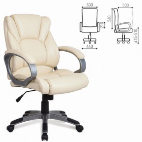 Кресло офисное BRABIX Eldorado EX-504 (бежевый) в Тюмени - tyumen.katalogmebeli.com | фото