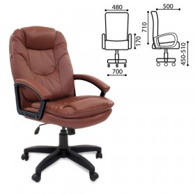 Кресло офисное BRABIX Trend EX-568 (коричневый) в Тюмени - tyumen.katalogmebeli.com | фото