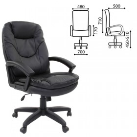 Кресло офисное BRABIX Trend EX-568 (черный) в Тюмени - tyumen.katalogmebeli.com | фото