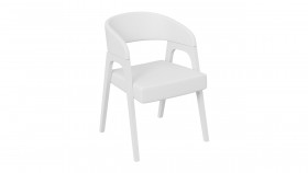 Кресло «Техас 1» (Белый матовый/Экокожа Белый №66) в Тюмени - tyumen.katalogmebeli.com | фото