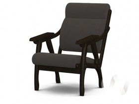 Кресло Вега-10 (венге лак/ULTRA GRAFIT) в Тюмени - tyumen.katalogmebeli.com | фото