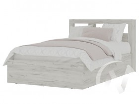 Кровать 1,2 МС Гранд (дуб крафт белый) в Тюмени - tyumen.katalogmebeli.com | фото