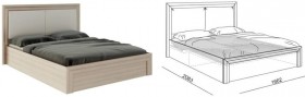 Кровать 1,6 Глэдис (М32) с подъемным механизмом Распродажа в Тюмени - tyumen.katalogmebeli.com | фото 2