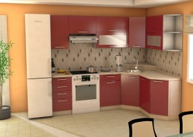 Угловая кухня Максимус-24 2400х1700 мм в Тюмени - tyumen.katalogmebeli.com | фото