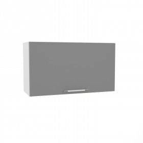 Квадро ВПГ 800 шкаф верхний горизонтальный высокий (Лунный свет/корпус Серый) в Тюмени - tyumen.katalogmebeli.com | фото