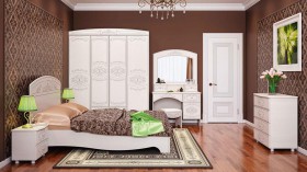 Модульная спальня Каролина в Тюмени - tyumen.katalogmebeli.com | фото