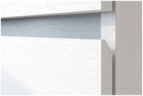Модульная система "Токио" Пенал Белый текстурный / Белый текстурный в Тюмени - tyumen.katalogmebeli.com | фото 3