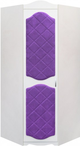 Шкаф угловой Иллюзия 32 Фиолетовый в Тюмени - tyumen.katalogmebeli.com | фото