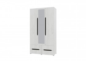Шкаф 3-х створчатый с ящиками и зеркалом Вега (Прованс) в Тюмени - tyumen.katalogmebeli.com | фото