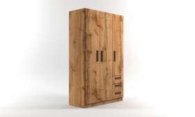 Шкаф 3-х створчатый с ящиками Шервуд (Дуб Вотан) в Тюмени - tyumen.katalogmebeli.com | фото