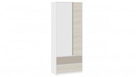 Шкаф для одежды комбинированный «Сканди» Дуб Гарден/Белый/Глиняный серый в Тюмени - tyumen.katalogmebeli.com | фото