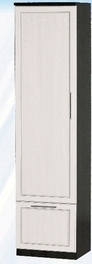 Шкаф средний с ящиком ДЛЯ ГОСТИНОЙ ШСЯ-450 Венге/Дуб выбеленный в Тюмени - tyumen.katalogmebeli.com | фото