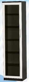 Шкаф средний со стеклодверью ДЛЯ ГОСТИНОЙ ШСС-450 Венге/Дуб выбеленный в Тюмени - tyumen.katalogmebeli.com | фото