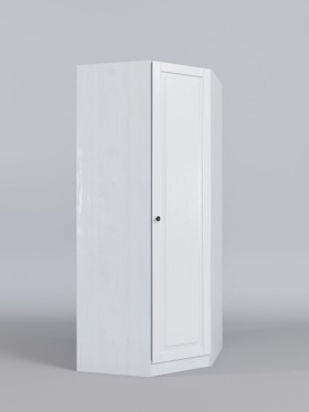 Шкаф угловой (угловая секция) Классика (Белый/корпус Выбеленное дерево) в Тюмени - tyumen.katalogmebeli.com | фото