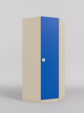 Шкаф угловой (угловая секция) Скай (Синий/корпус Клен) в Тюмени - tyumen.katalogmebeli.com | фото 1