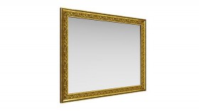Зеркало навесное "Айрум"/(дуб кальяри / профиль: золото с орнаментом) в Тюмени - tyumen.katalogmebeli.com | фото